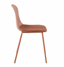 Стул пластиковый с мягким накладным текстильным сденьем Фирес Textile